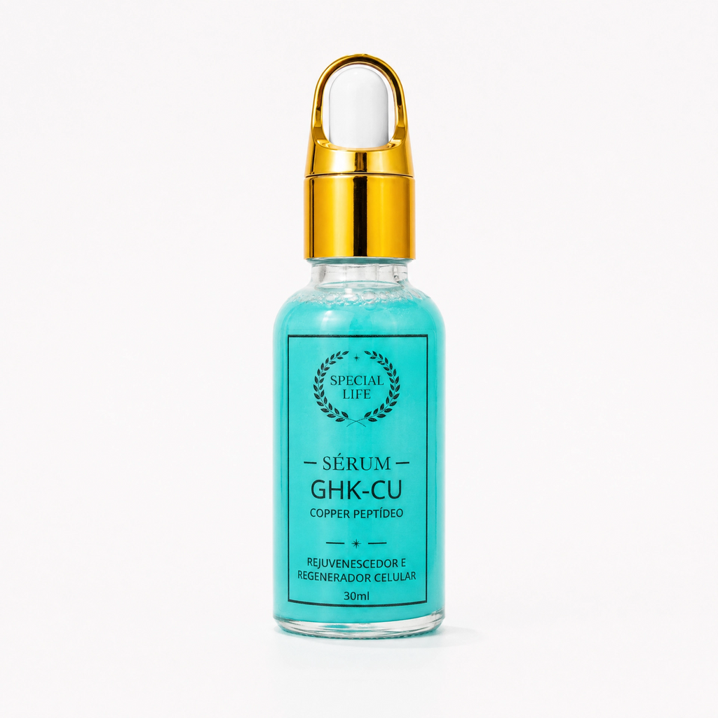 Sérum GHK-CU Copper Peptídeo – Rejuvenescedor e Regenerador Celular | 30ml