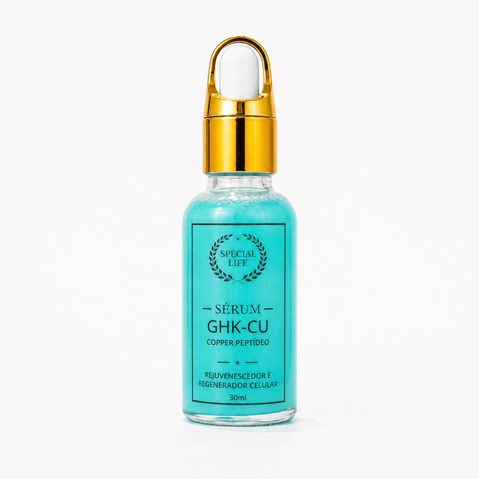 Sérum GHK-CU Copper Peptídeo – Rejuvenescedor e Regenerador Celular | 30ml