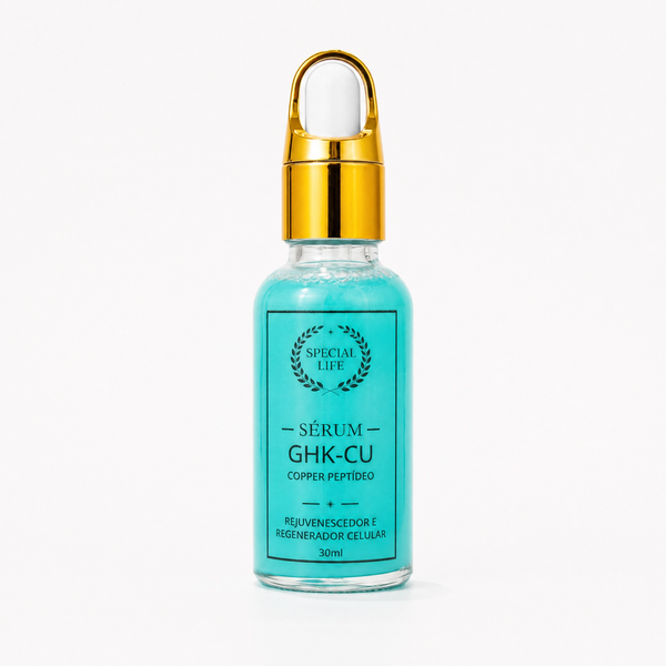 Sérum GHK-CU Copper Peptídeo – Rejuvenescedor e Regenerador Celular | 30ml