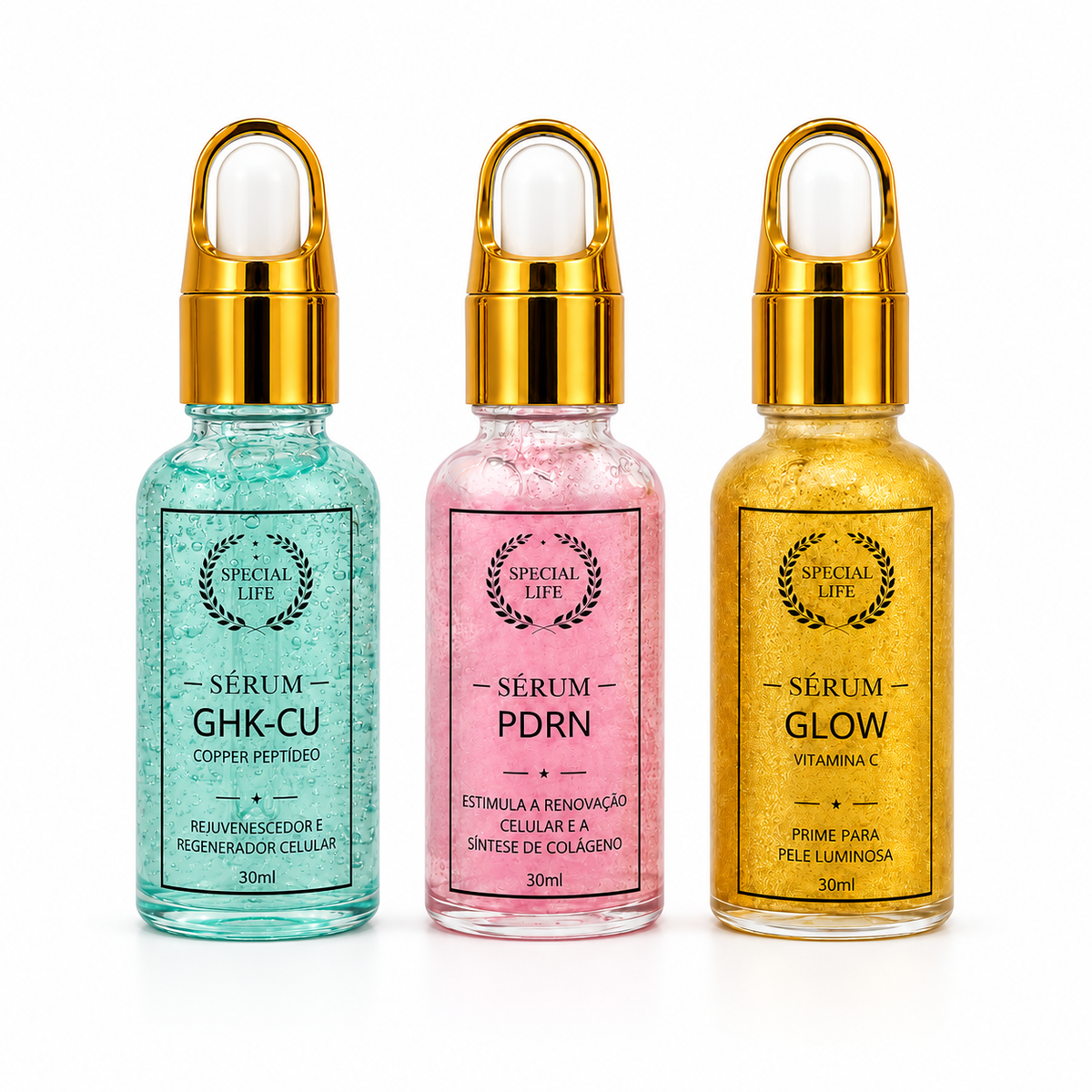 Sérum GHK-CU Copper Peptídeo – Rejuvenescedor e Regenerador Celular | 30ml