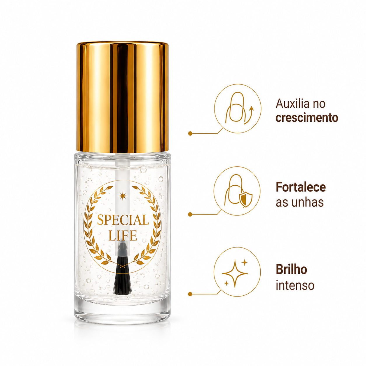 Base Fortalecedora de Unhas Special Life 10ml | Unhas Fortes e Resistentes