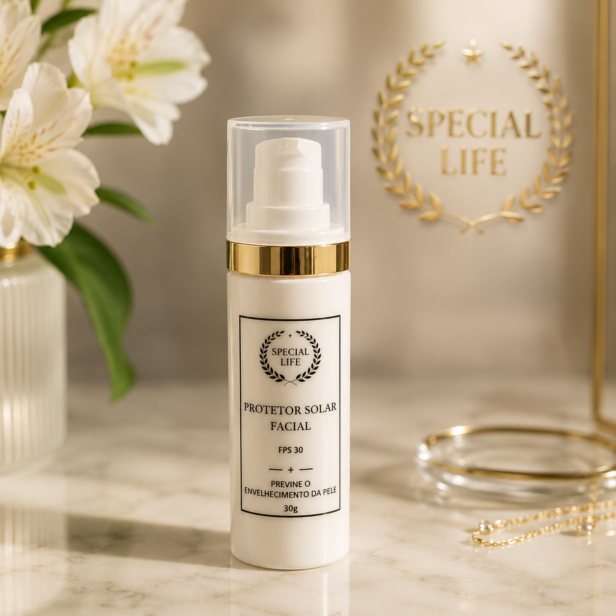 Protetor Solar Facial FPS 30 Special Life 30g | UVA e UVB