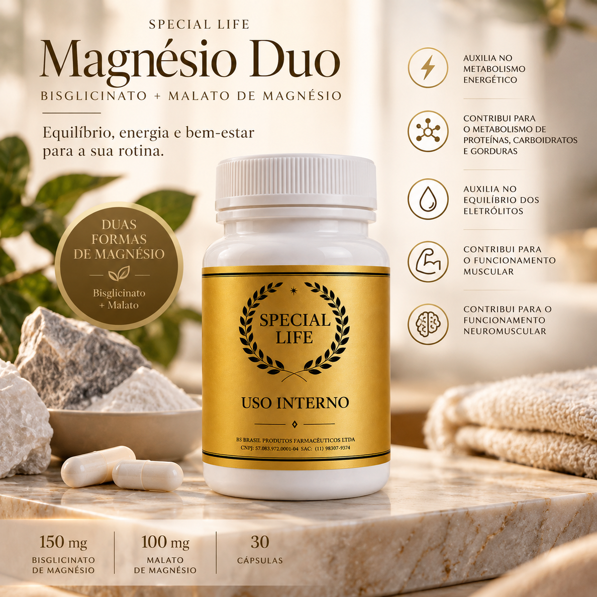 magnésio manipulado