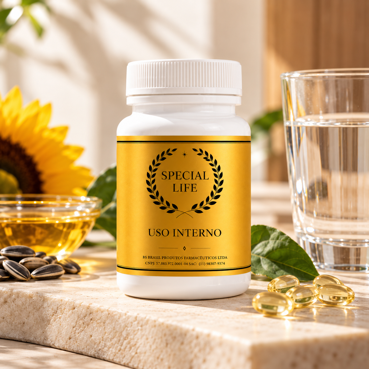 Vitamina D3 1.000 UI (25 µg) | 30 Cápsulas Vegetais